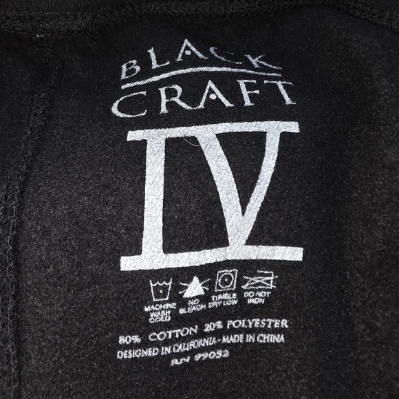 BLACKCRAFT IV HALLOWEEN EDITION JOGGERS BLACK & ORANGE SIZE APPROXIMATELY M/L